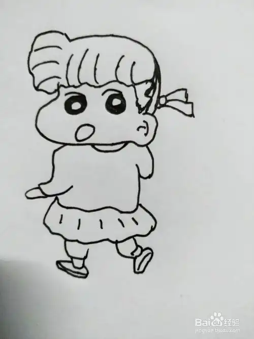 蜡笔小新妮妮手绘教程