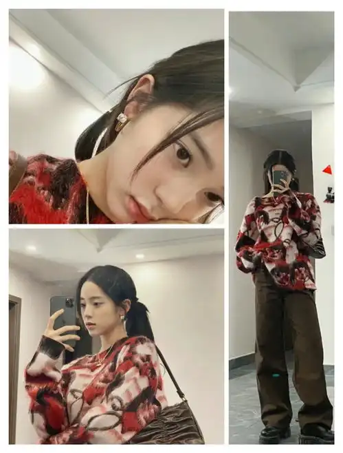 2022的跨年服装,先了解一些明星的穿搭,让红色服装更添潮流时尚