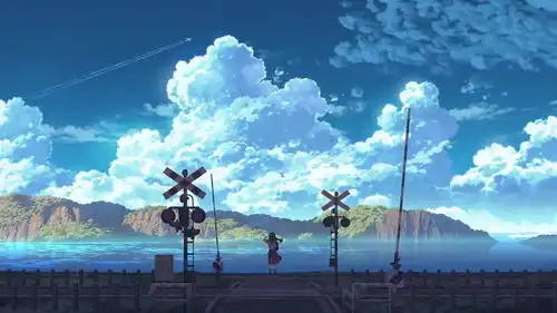 唯美动漫天空高清壁纸