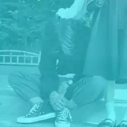 不一样的蓝色情侣头像