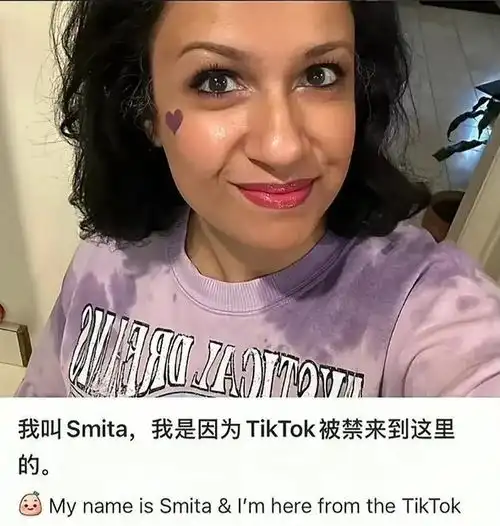 不用翻墙了,老外自己翻进来了,美国禁止tiktok,他们入驻某书