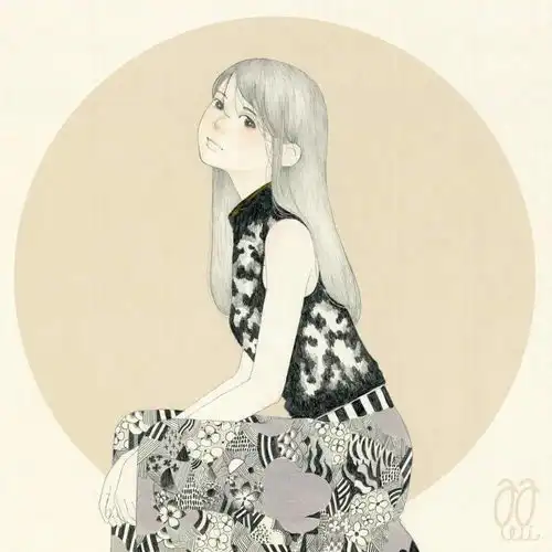 画笔下甜美女孩,可爱萌萌,甜而不腻刚刚好