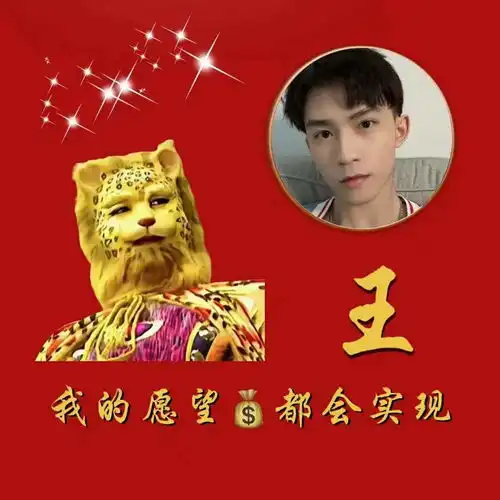 2022你的微信头像该换了,新款金钱豹富姓氏签名头像,不要错过了