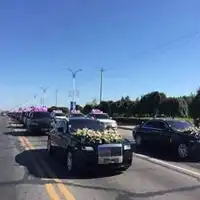 婚车车队头像结婚婚车车队头像