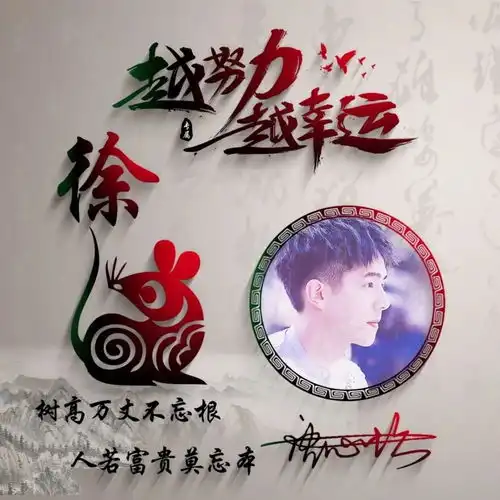 专属你的微信头像,大展宏图金色大气款签名头像,有你喜欢的吗