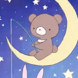 情侣头像你是我睡梦轻轻,满天星星