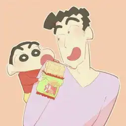 蜡笔小新微信头像夸张搞笑女生专属我身后的狗什么品种都有