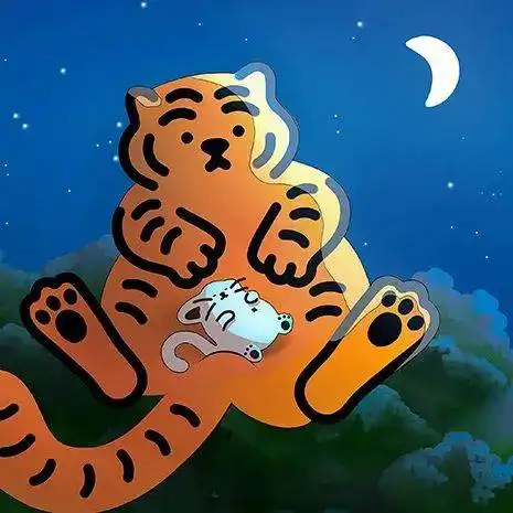 好多小老虎头像,快来
