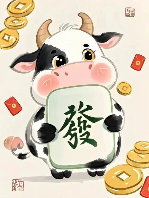 十二生肖发财头像