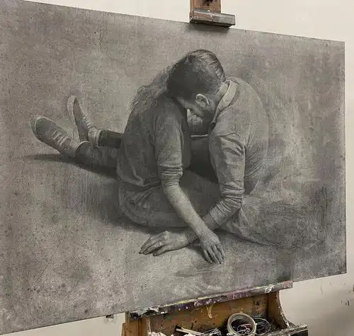 哥伦比亚绘画这样的素描人物,真棒