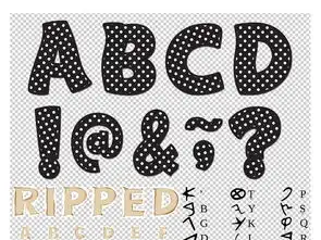 卡通pop字母免扣png素材图片模板下载1.71mb办公商务大全生活工作