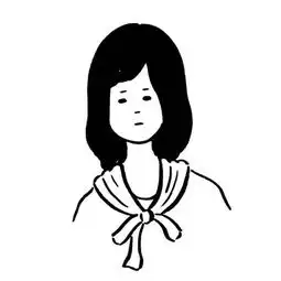 漫画卡通手绘头像简单小清新这条路有点黑你睡吧我负责