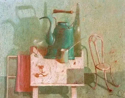 复古色调油画