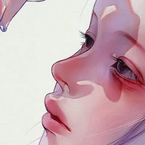 一组小众卡通女头