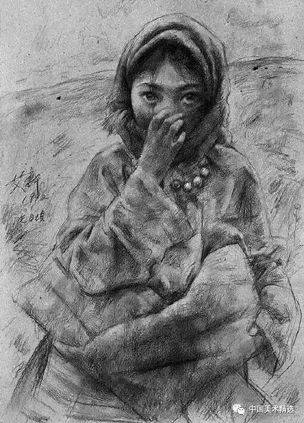 清澈而又悲伤,艾轩油画及素描作品