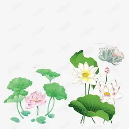 唯美荷花素材图片免费下载高清psd千库网图片编号8330193