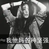 去他妈的坚强表情包