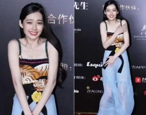 当赵韩樱子冻晕后,看到赵丽颖穿法真实在,走红毯一定要穿裙子
