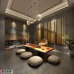贵阳乐湾国际别墅装修设计,新中式禅意佳话
