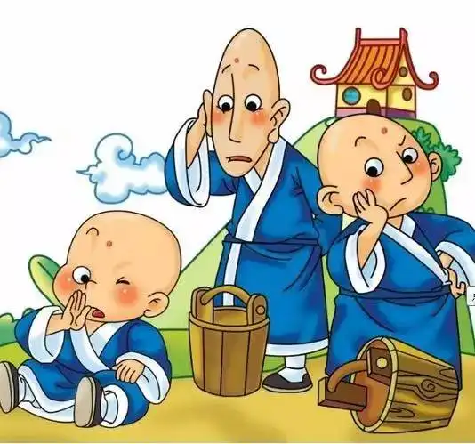 围脖猫睡前故事哲理故事三个和尚