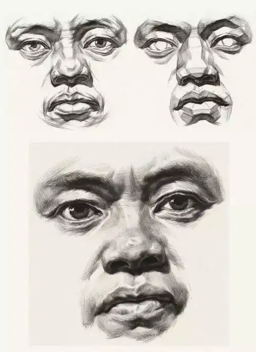 绘画教程原画教程素描教程头像的三个因素