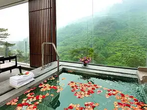 峨眉山红珠山宾馆禅意山居1晚,房间均含独立泡池,奢享私密养生泉