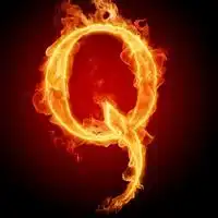 qq带火焰的单词头像26字母火焰qq头像