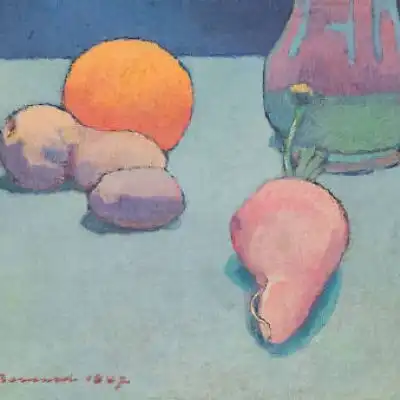 油画风插画