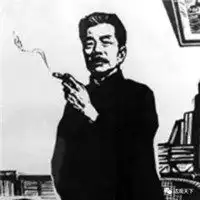 鲁迅经典侧面头像图片微信头像图片大全