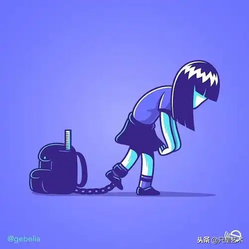 一组让你思考人生的插画,现代社会到底是什么在腐蚀人类