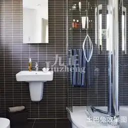 现代卫生间瓷砖颜色图片装修效果图第4张家居图库九正家居网