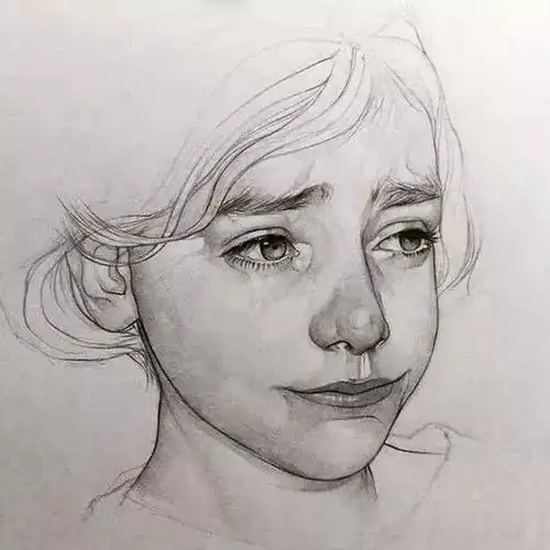 都说素描画不好,看看这位95后高颜值小姐姐,教科书级别作品