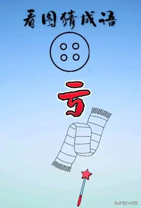 看图猜成语,益智版每日猜一猜,可以增添乐趣,锻炼大脑