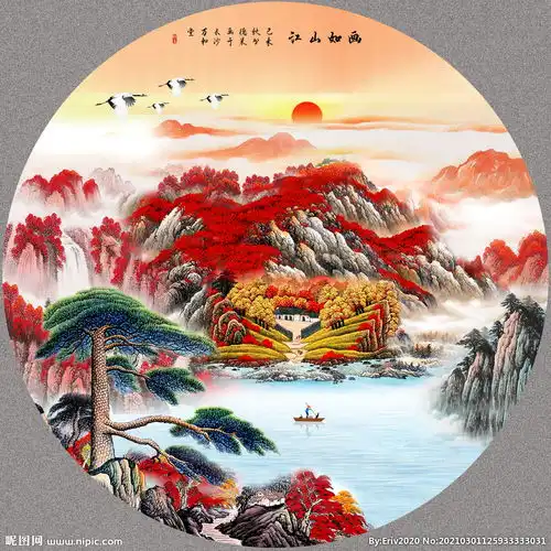 风水画图片