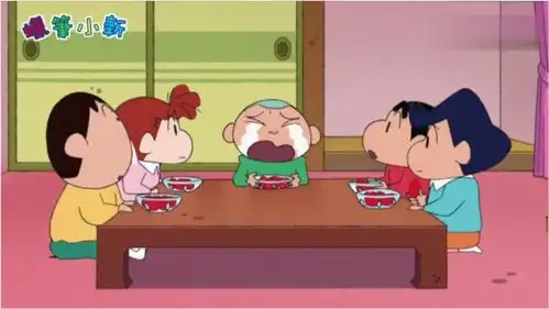 蜡笔小新小伙伴们来到妮妮家吃草莓,妮妮的妈妈再次被逼疯