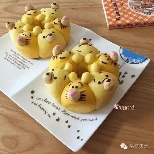 店里摆上这些超萌3d面包,生意不好都难附做法