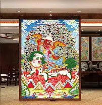 唐卡高清大图之三眼图片设计素材模板下载55.52mb其他壁画大全