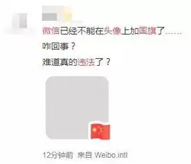 微信头像加国旗违法网友慌了律师说