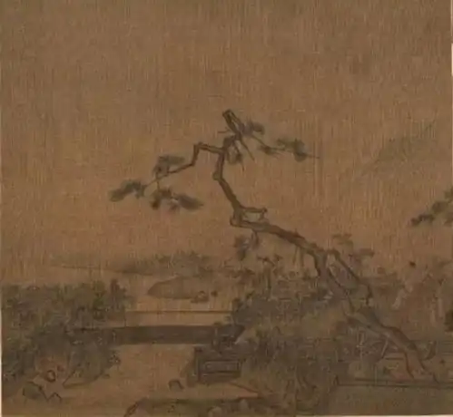 在中国绘画里,与古人共赏月度中秋