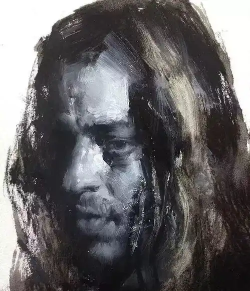 韩国画家把素描的虚实,做到极致的素描人像人体作品