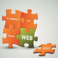 立体拼图块设计矢量图模板下载10689589