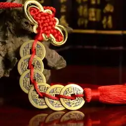五帝钱挂件镇宅纯铜钱葫芦挂件中国结挂件辟邪保平安,一品好特惠