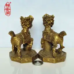 铜八卦麒麟小号旺权催官镇宅化煞转运化流年三煞