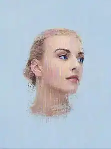 ps教程photoshop创建点彩油墨画人物肖像