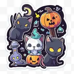 卡通猫和兔子图片卡通猫和兔子图片素材免费下载千库网