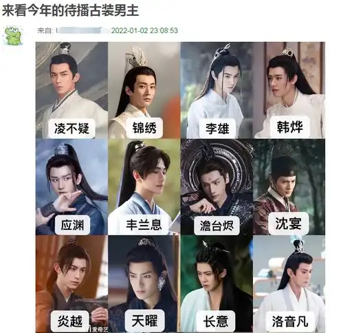 22年待播剧男主一览杨洋任嘉伦颜值抢眼,古偶丑男浓度下降