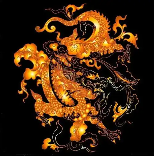 中华百龙图