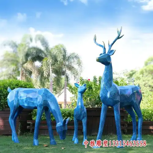 玻璃钢雕塑小鹿周口玻璃钢雕塑鹿图片