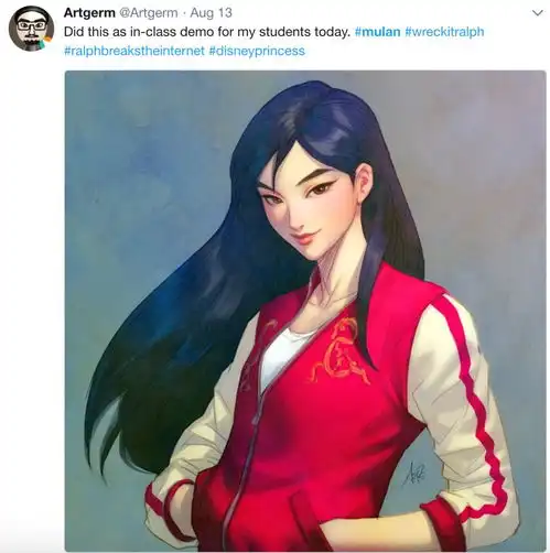 花木兰一张定妆照炸出一堆老外亲妈粉