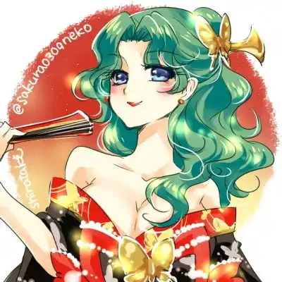 苏柒美少女战士手绘浴衣版日本微信头像我要个性网